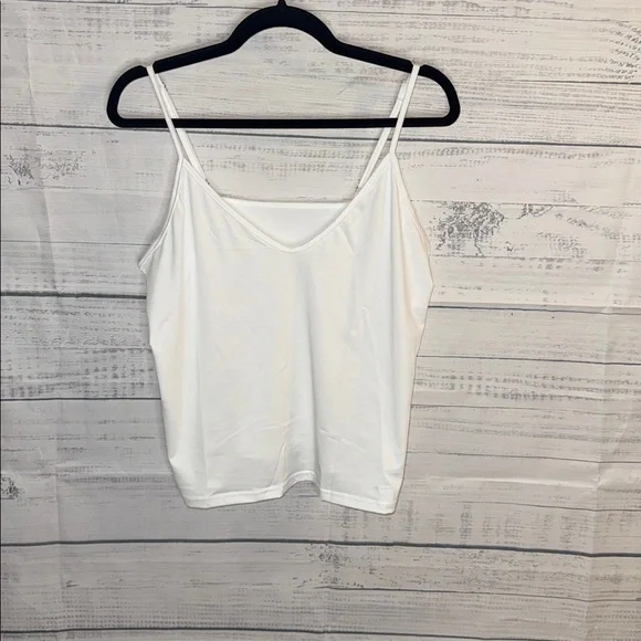 NWOT Women's V-Neck Flowy Blouse in Cream and Rust - Picture 9 of 10